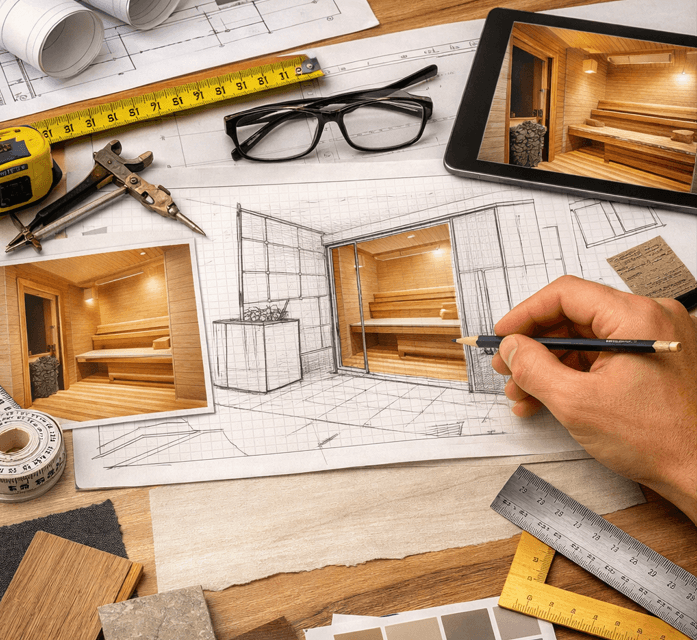 Individuelle Sauna Planung